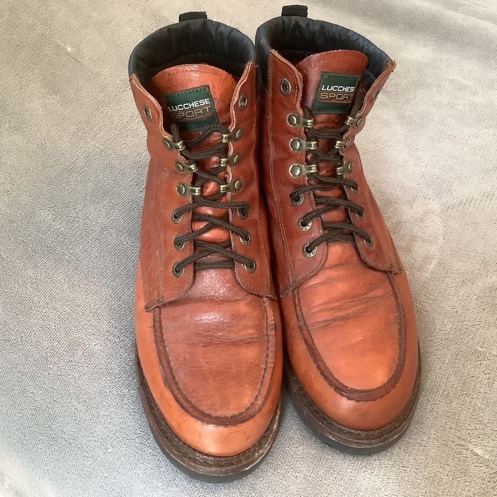 Lucchese Sport Mens Lace Up Boot, Brown size 9.5D